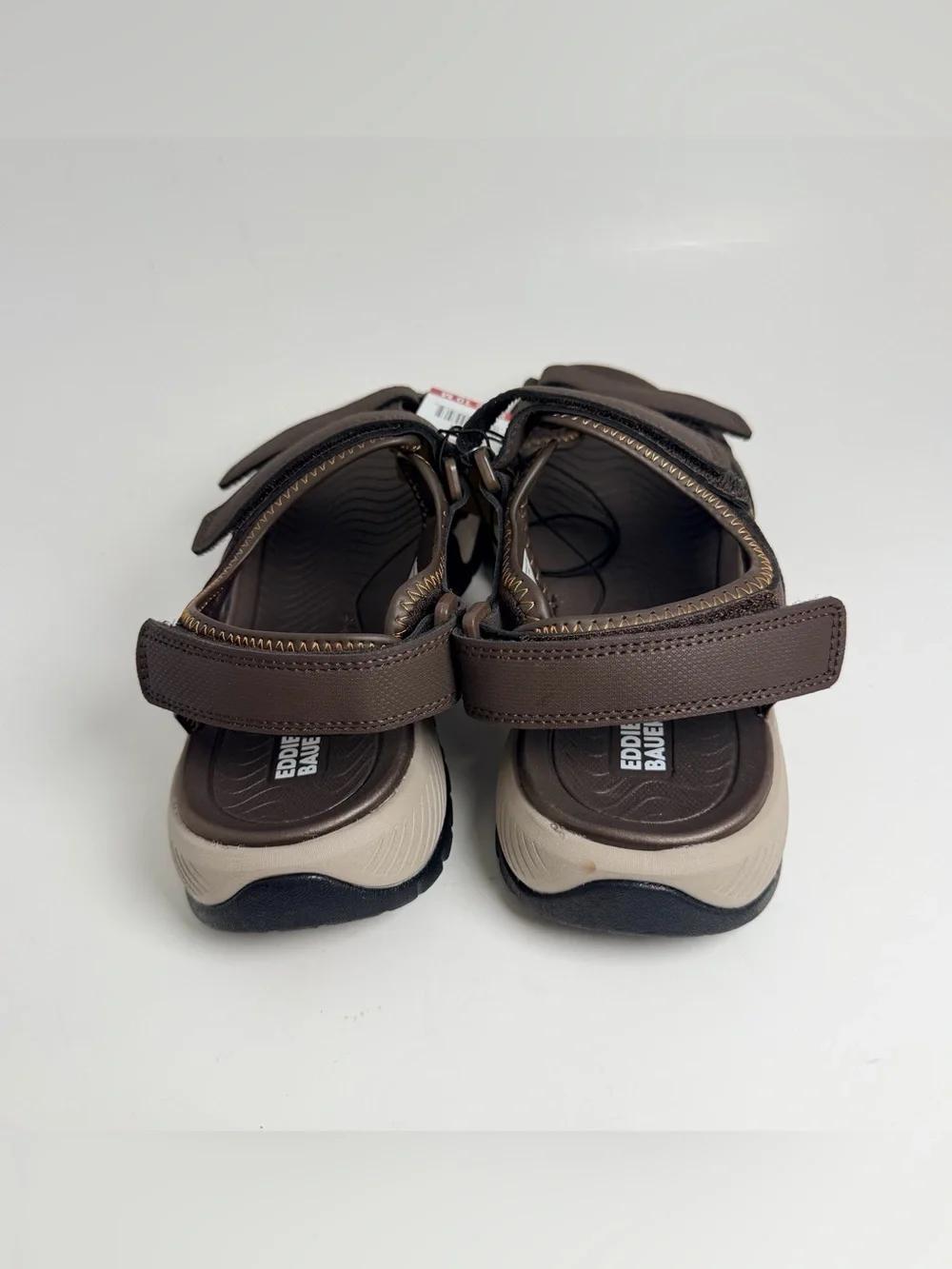 Eddie Bauer Brown Men's Velcro Strap Outdoor Sandals